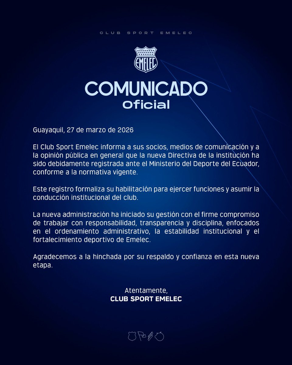 Club Sport Emelec tweet media