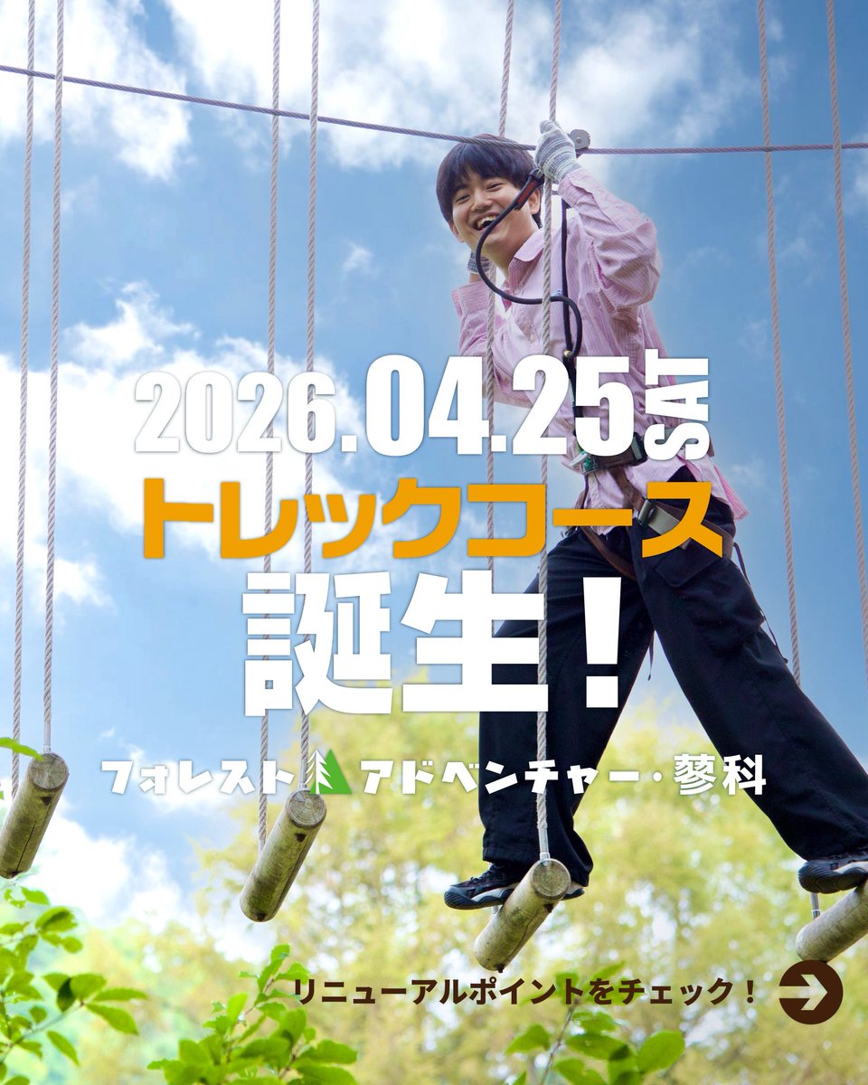 フォレストアドベンチャー【公式】 tweet media