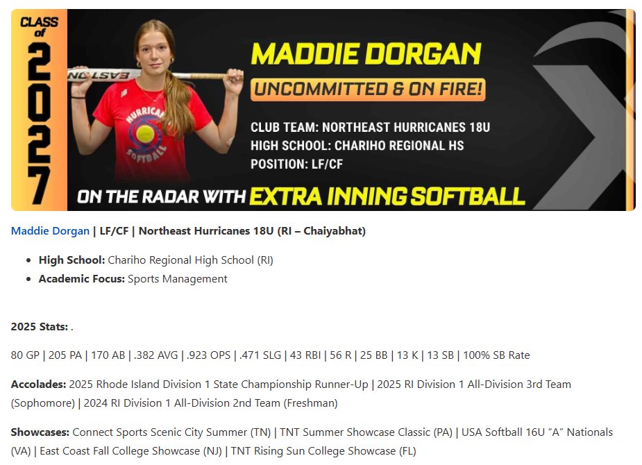 Maddie Dorgan tweet media