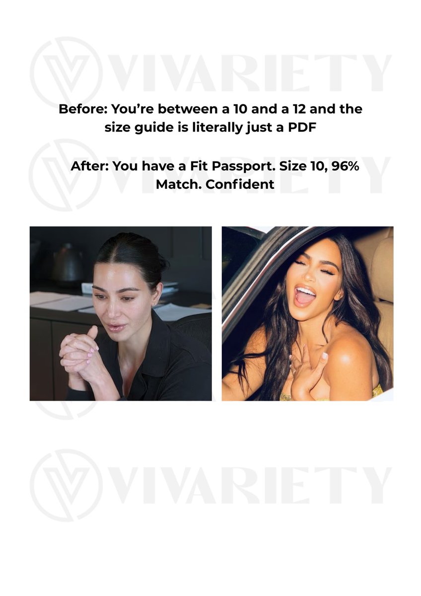 Vivariety's tweet photo. Did you know most online size guides are actually designed to fail? 😩🤯
The Vivariety app is designed to reduce returns and give you peace of mine when next your shopping for that next outfit. Launching soon 💃🏻
#vivariety #asosfashion #zaradress #handm https://t.co/Mhqojii9Ov
