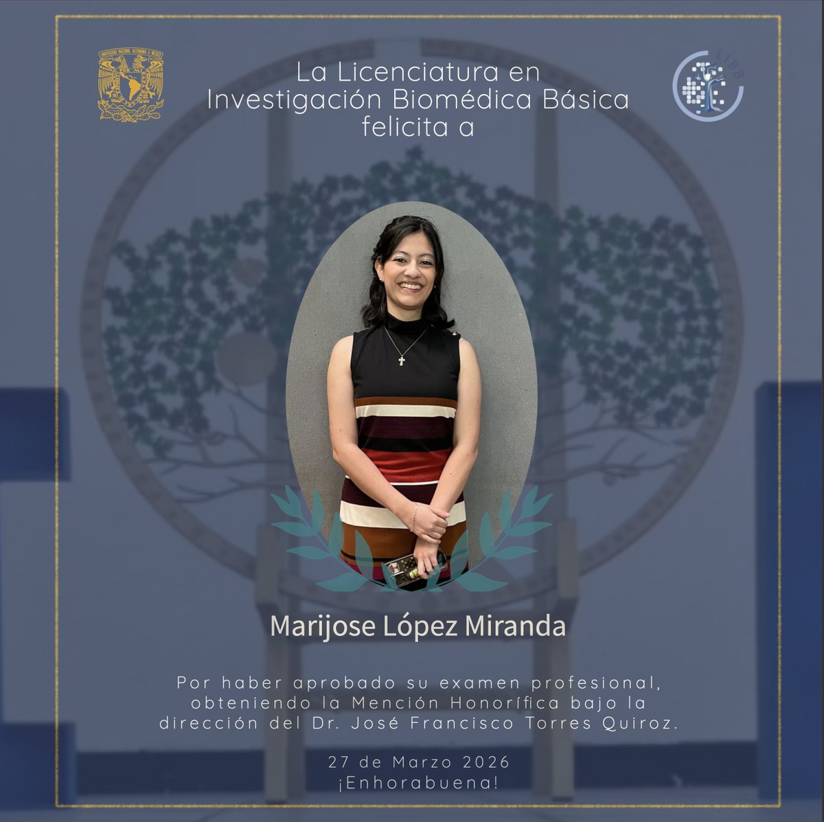 Licenciatura en Investigación Biomédica Básica tweet media