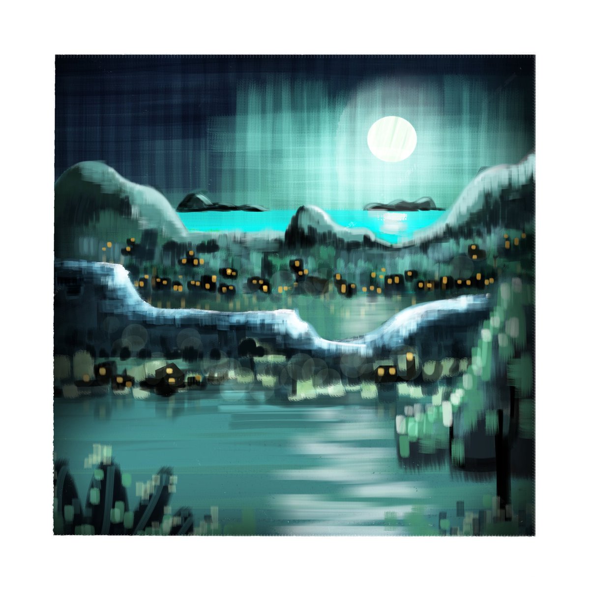 fernandomielli's tweet photo. Nocturnal Stillness. #animation #ilustration https://t.co/3j0kTgYl1N
