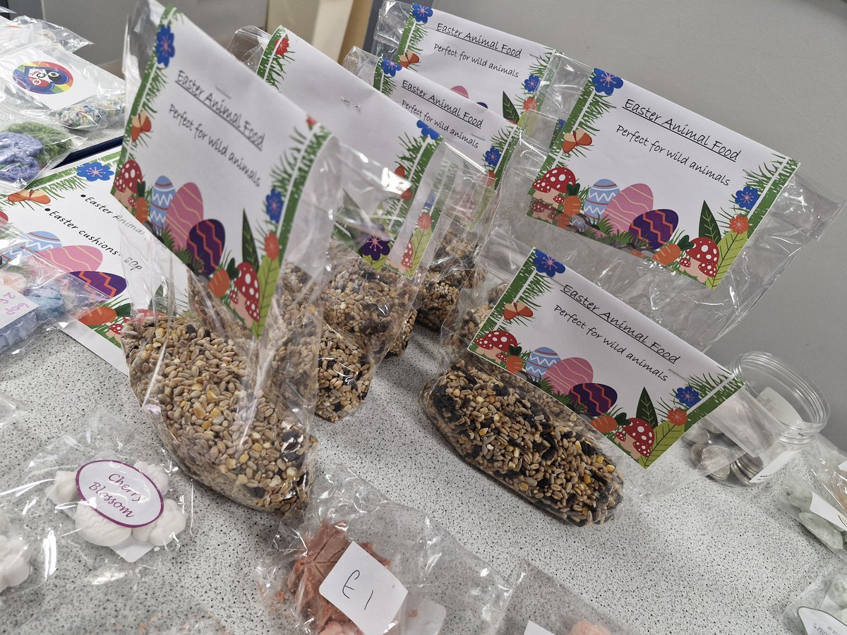 AlbrightCentre's tweet photo. Albright students have been working hard in Enrichment this half term planning and making Easter Crafts, which they sold today to staff and students! #ThisisAP #SEMH #creativityinlearning #entrepreneur #craft #Easter https://t.co/eDzjPJ1Fhj