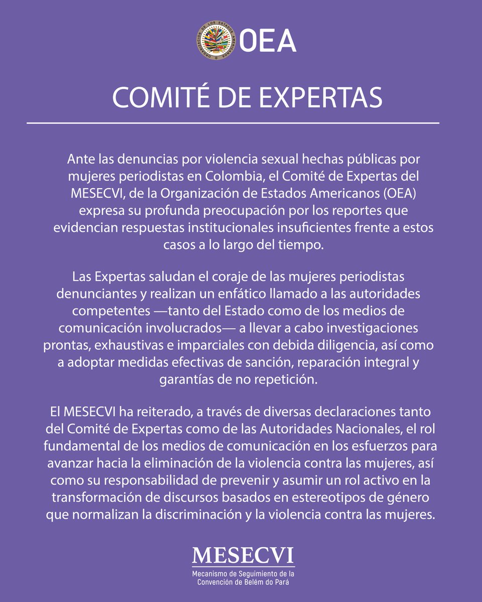 MESECVI-OEA CEVI tweet media