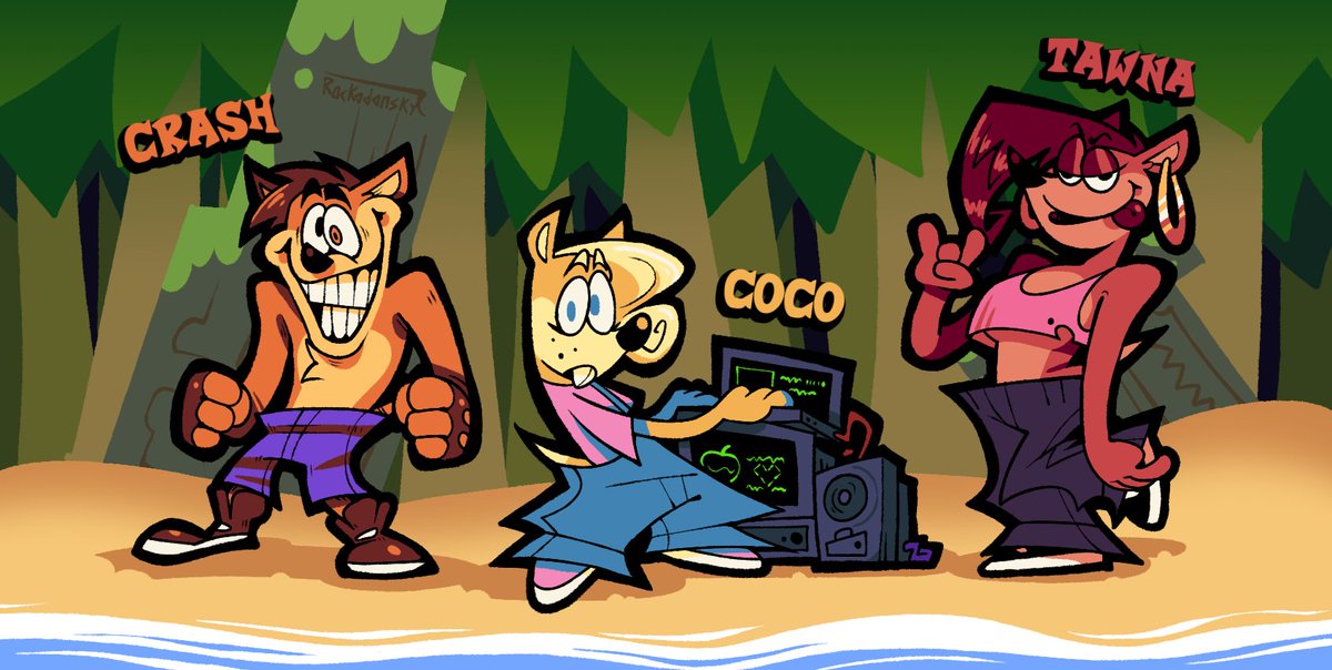 rockadansky's tweet photo. Design thingies. Been in a crash mood recently since I've been wanting to play crash 4.
#Crashbandicoot #Crash https://t.co/ZplBXFMnFV