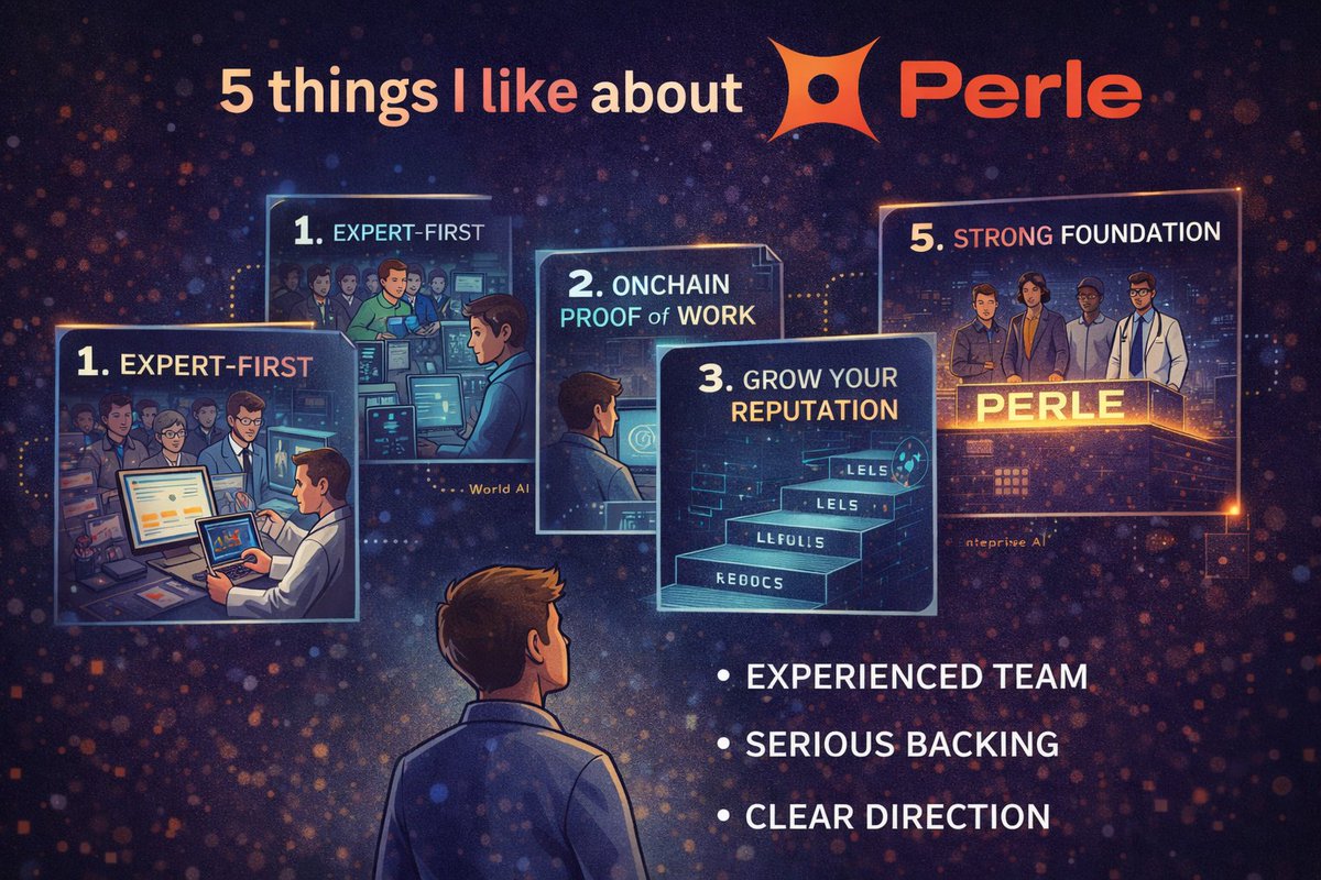 joy_eshovo's tweet photo. Not all AI projects are the same. And @PerleLabs is building something unique.
Here are 5 things I like about @PerleLabs and why it feels different 👇
Participating in @PerleLabs community campaign
#PerleAI #ToPerle https://t.co/WQ5HrM6zHr