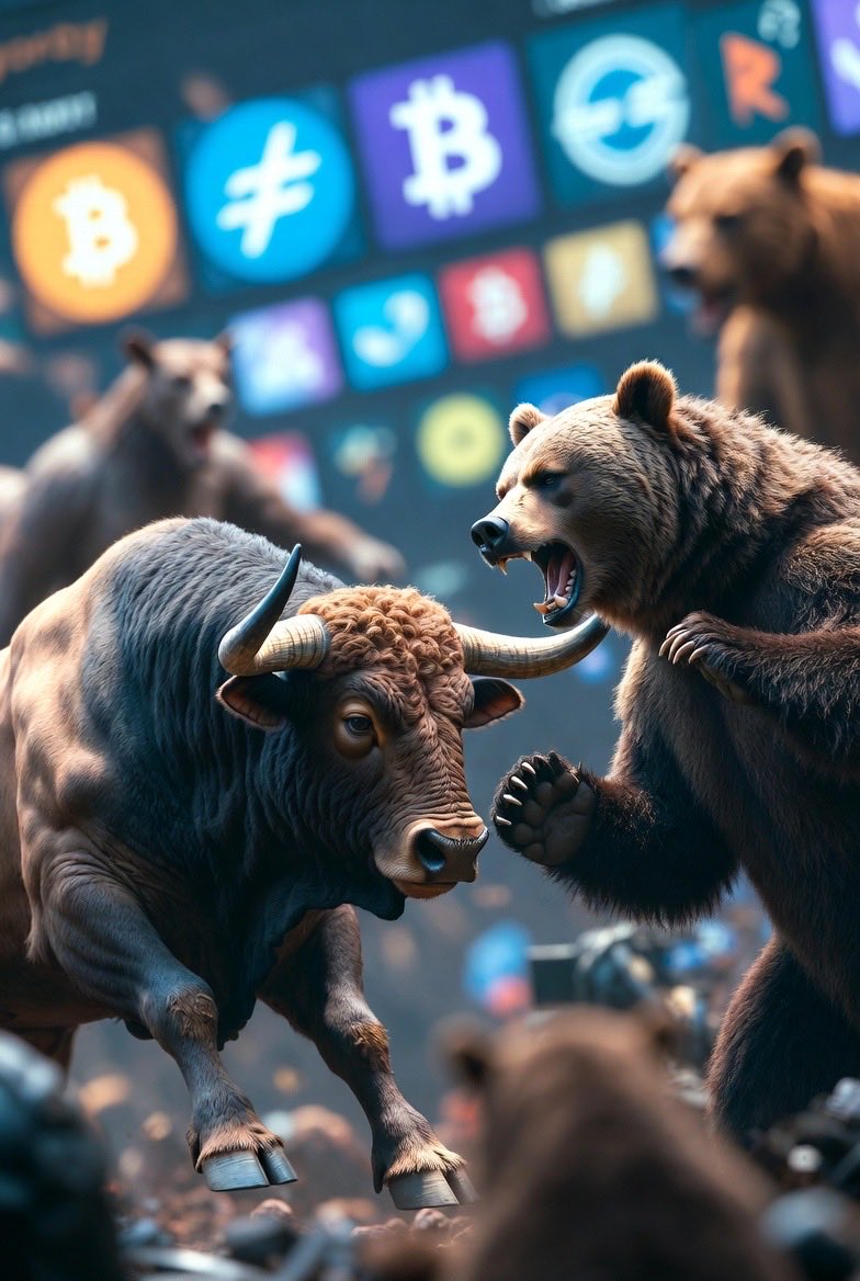 poojatee's tweet photo. The bear continues to dominate the bull #CryptoMarket #btc #eth #marketpullback #redmarch https://t.co/Gsg5FR46Aa