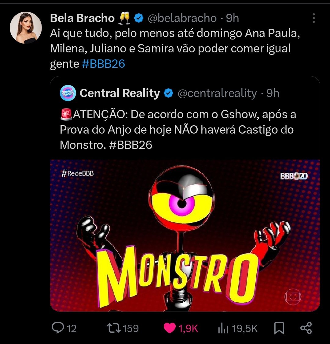 _steefhanie's tweet photo. @BBBBasculho Há poucas horas atrás https://t.co/VDccC73BO2