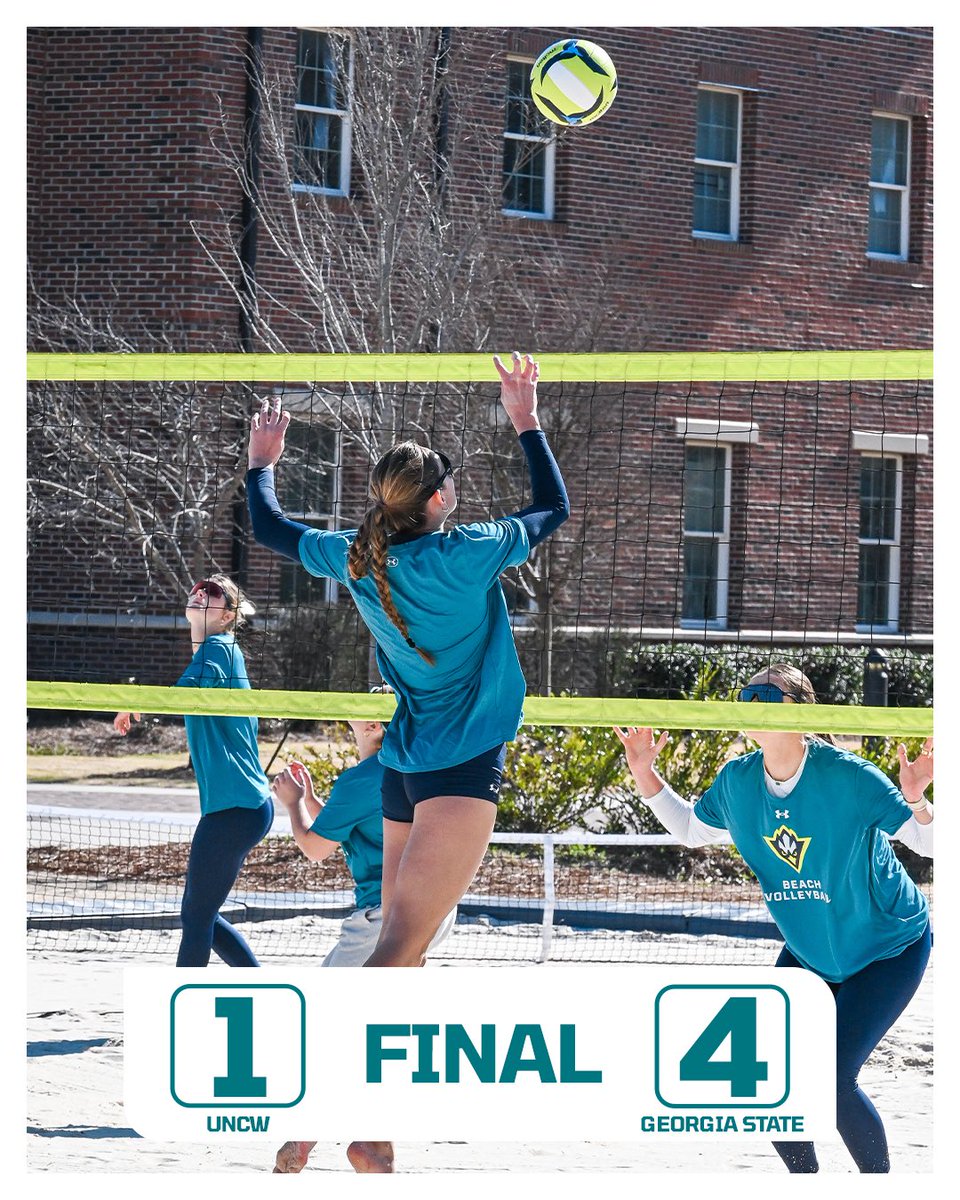 UNCWBeachVB's tweet photo. Final score.
#SandyHawks https://t.co/mNDYlEsWYn