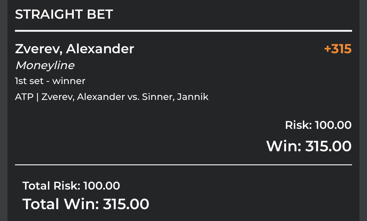 Tennis + Pick of the Day tweet media