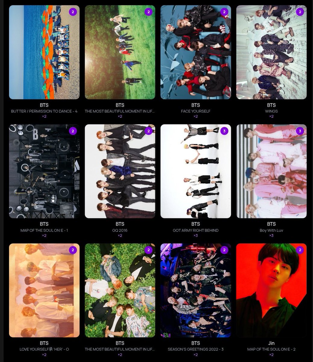 Photocards para trocar no BCD  

❌ Não aceito duplicados!  

User: Tomoonbr   
#bcdapp #bcdtrading #bcdtrades #bcd_trade