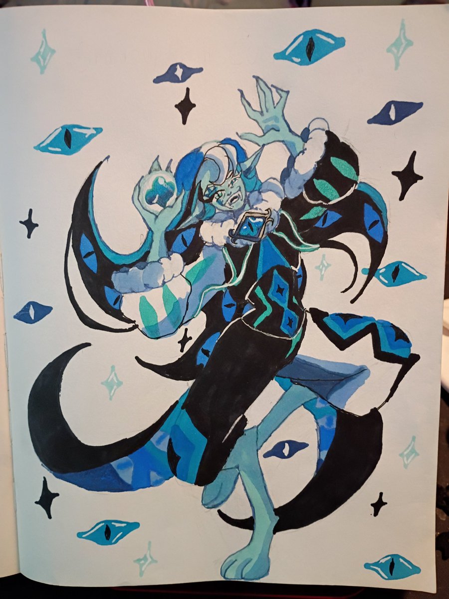 FaustusAthena's tweet photo. Our beloved Shadow Milk Cookie has arrived~ #cookierunkindom #shadowmilkcookie #fanart https://t.co/Sdljf00r8W