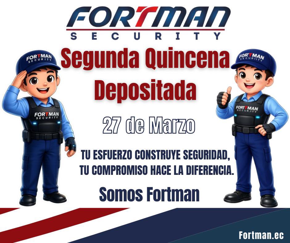 EsisonVera's tweet photo. Gracias por dar lo mejor cada día, en Fortman Security valoramos tu dedicación y seguimos creciendo juntos. https://t.co/jI2rp3d8JT