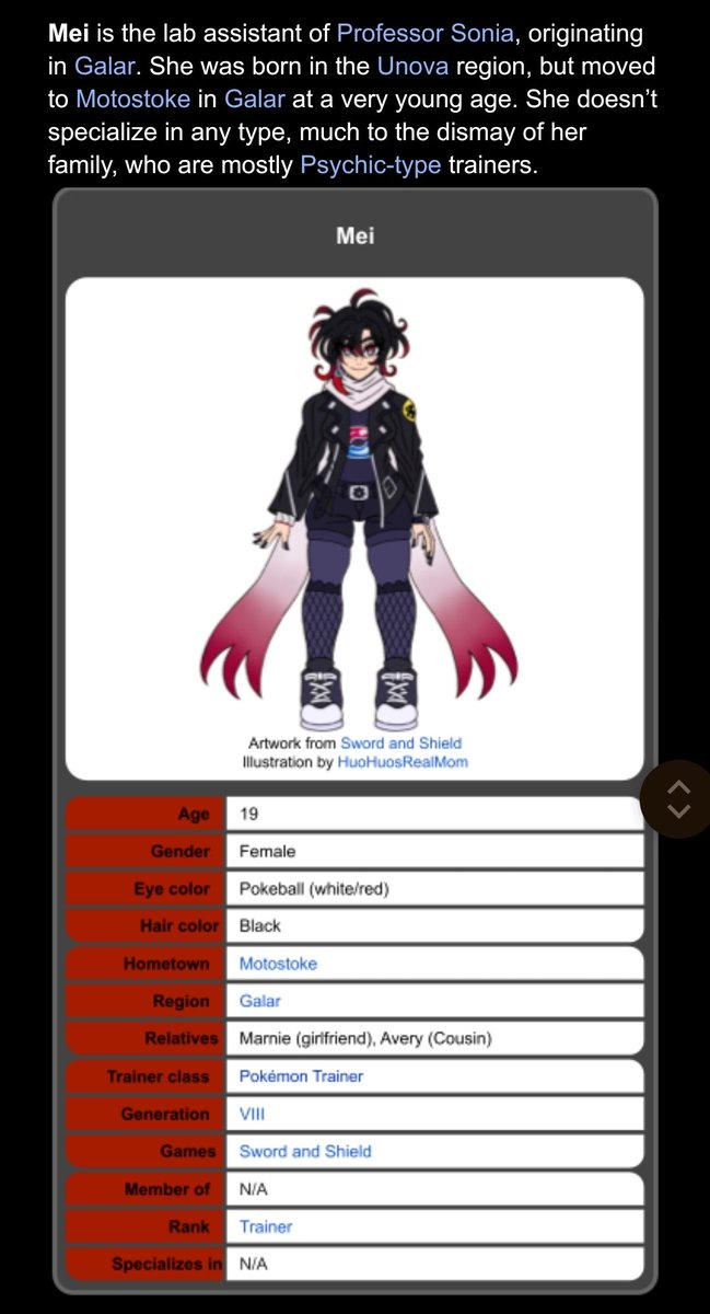 Mei | CEO of Hisuian Zorua tweet media