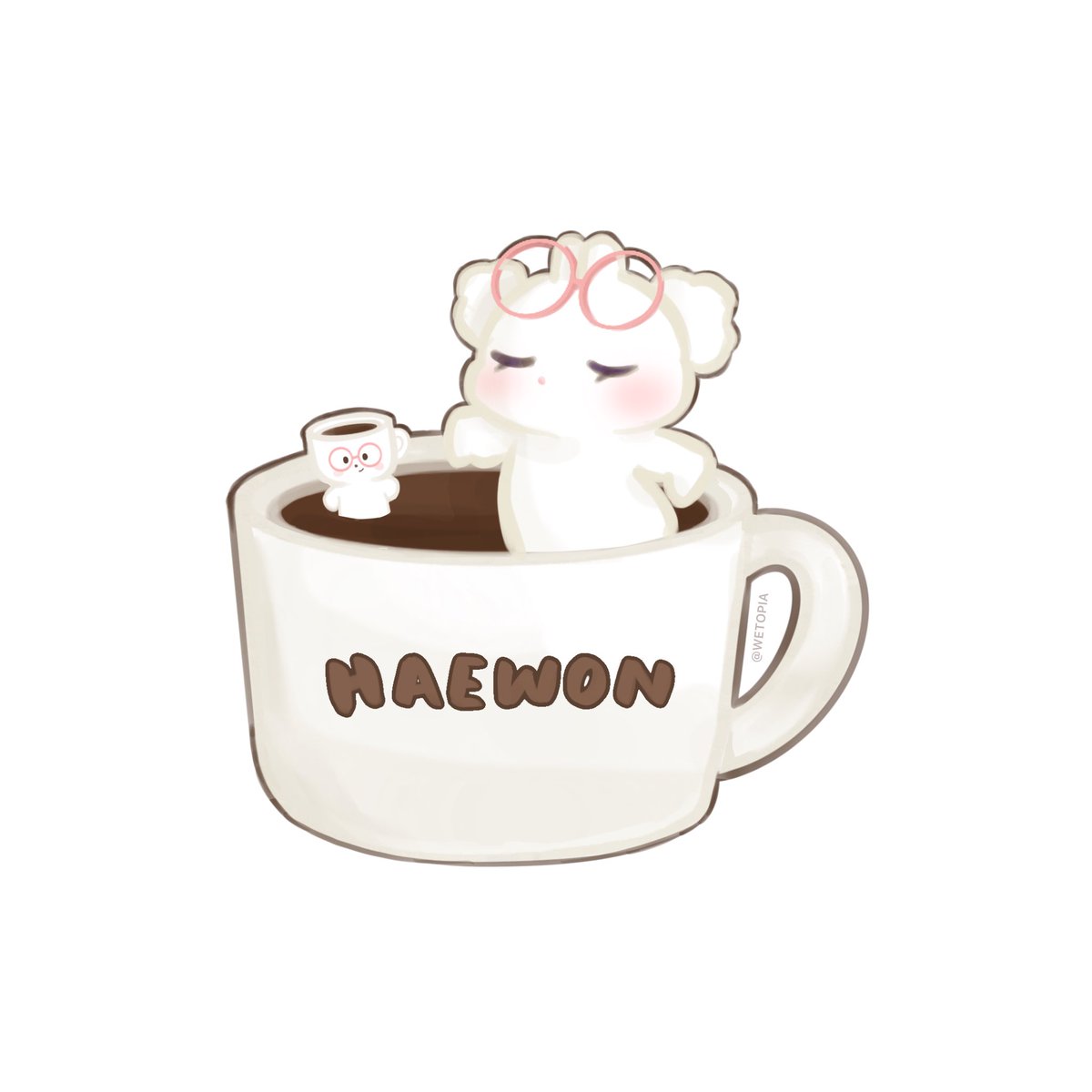 wetopia323's tweet photo. Coffee bath☕️🐻‍❄️
#NMIXX #nmixxfanart 
#mixxffy #gaksunghae 
#HAEWON #해원 https://t.co/aIoOZm9zuE