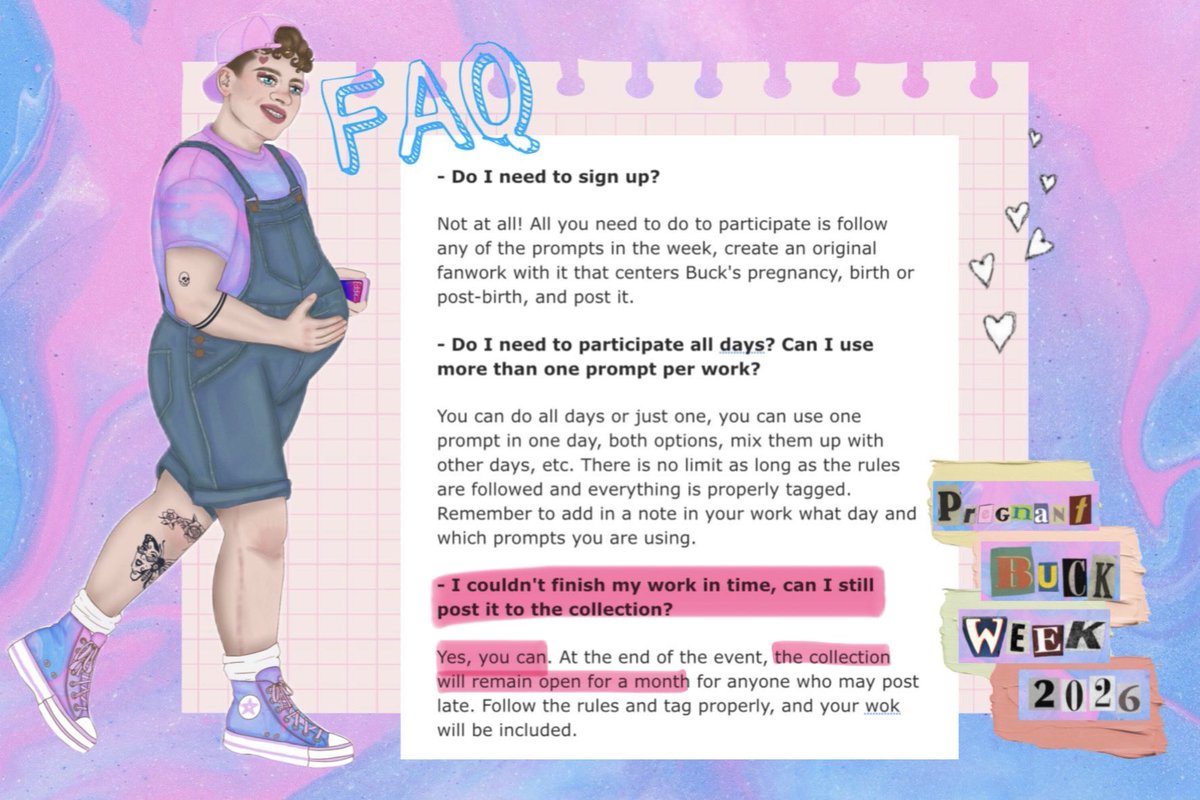 Pregnant Buck Week 2026 tweet media