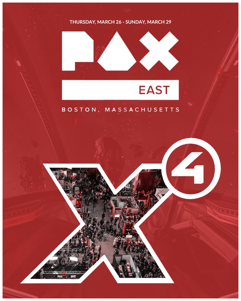 EGOSOFT's tweet photo. 📢 Check out these awesome photos of our booth with Bernd and his team from Day 1 at #PAXEast. What an amazing kickoff! @pax 
🪐 And if you're an X fan in the area, we'd love for you to visit us over the weekend! You can find us in the Expo Hall at booth 14085. 🚀 https://t.co/pnkQRDU0ZR