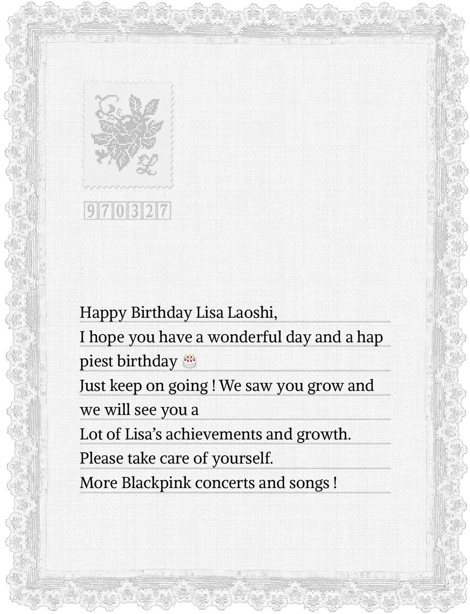 PenarandaRhea's tweet photo. #happyLISAday https://t.co/WiccHhzJNu