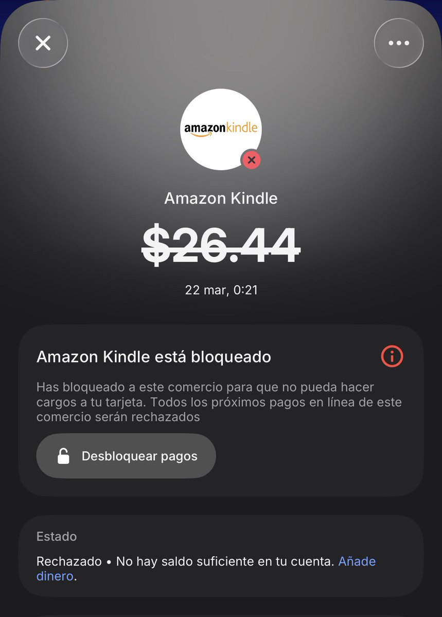 Alex_roper21's tweet photo. @mixbits Me quisieron hacer un cargo a mi tarjeta fisica de debito de Revolut que recién recibí y ni he usado en ningun sitio, hay info de esto anteriormente? https://t.co/8LkbHJ31Pd