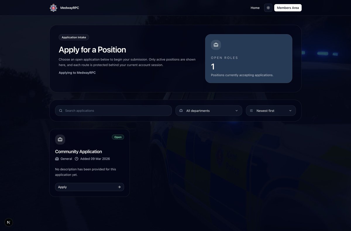 CommandSuite's tweet photo. We know how important application systems are for FiveM communities. That's why #CommandSuite prides itself on ensuring our application system is top of the range, and will be suitable for any communities needs.

More details can be found in our discord.

~ Luke https://t.co/wlLzZMqCS0
