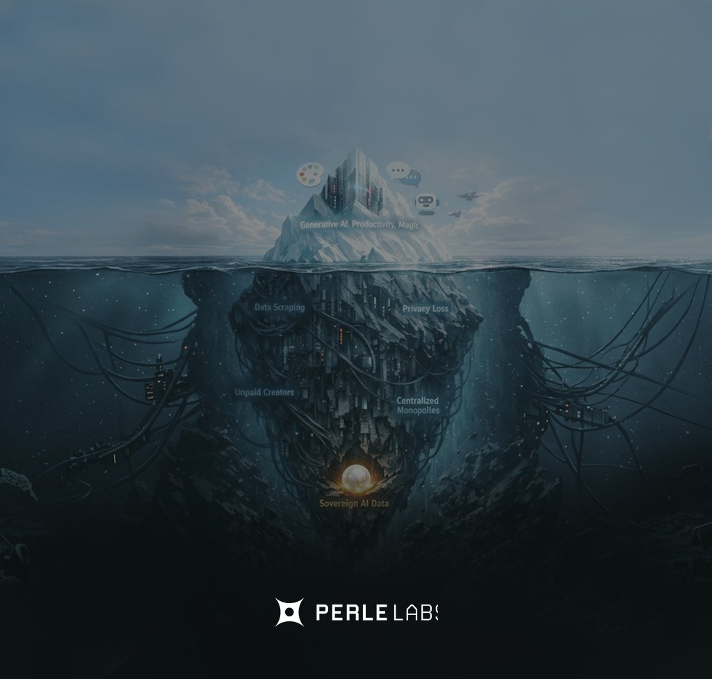 crptpl's tweet photo. When we look at AI today, we are only seeing the tip of the iceberg🧊
But what lies beneath the surface?
Let's dive into the hidden reality of AI data and why Sovereign AI is the only way forward. 👇
#PerleAI #ToPerle https://t.co/BIyF7hgzAo