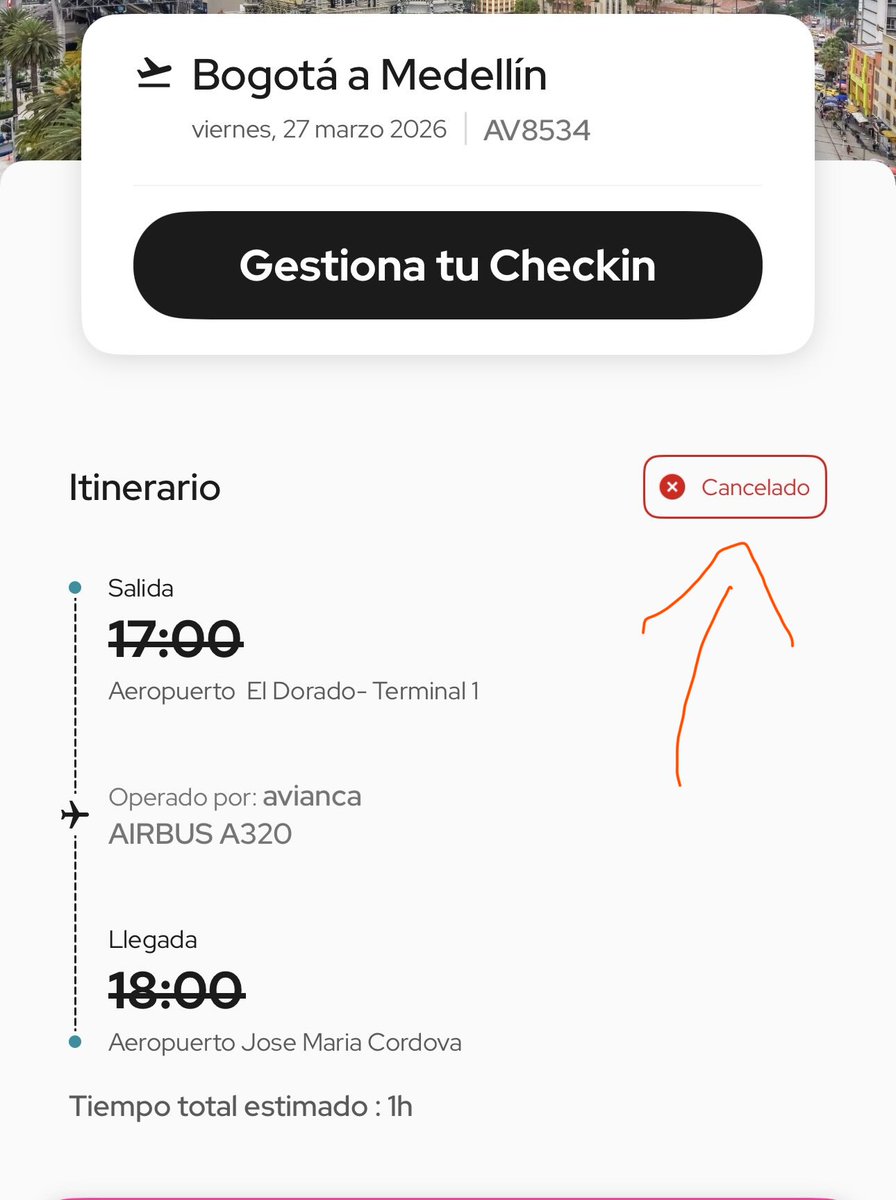 MiguelNeira's tweet photo. Así arranca mi Semana Santa gracias a @avianca https://t.co/jBbm5GPRVo