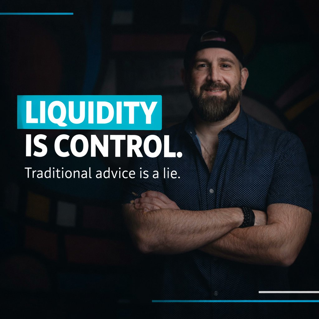Traditional financial advice says lock your money away for 40 years and hope the market is kind at 65. That’s a lie. True wealth requires liquidity and control today, not a 'maybe' in 40 years. If you don't control your money, someone else is profiting from it.