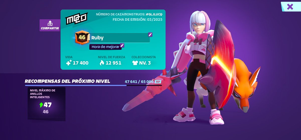 Creo que me pase un poco jugando hoy (ayer tenia nivel 34)