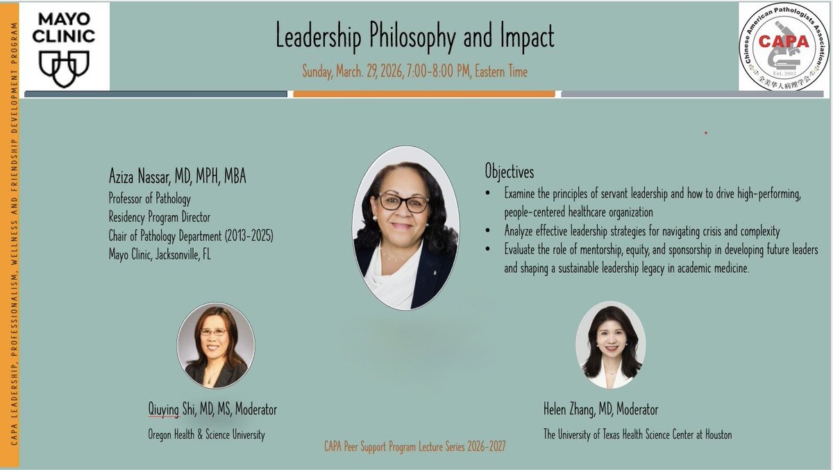 Chinese American Pathologists Association tweet media