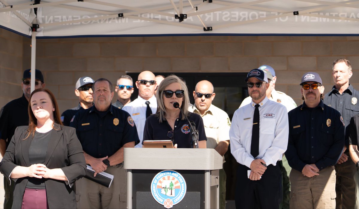 As we head into wildfire season, I’m making sure Arizona is ready. Today, I joined <a href="/azstateforestry/">AZ Dept. Forestry and Fire Management</a> to open a new dispatch center and highlight AI detection cameras—tools that help us spot fires sooner, respond faster, and better protect our communities and firefighters.