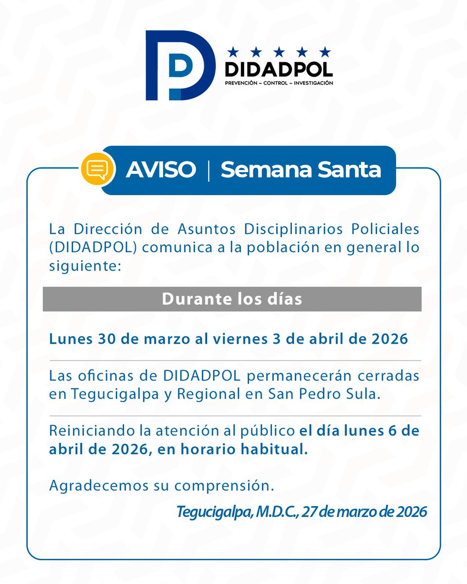 Dirección de Asuntos Disciplinarios Policiales tweet media