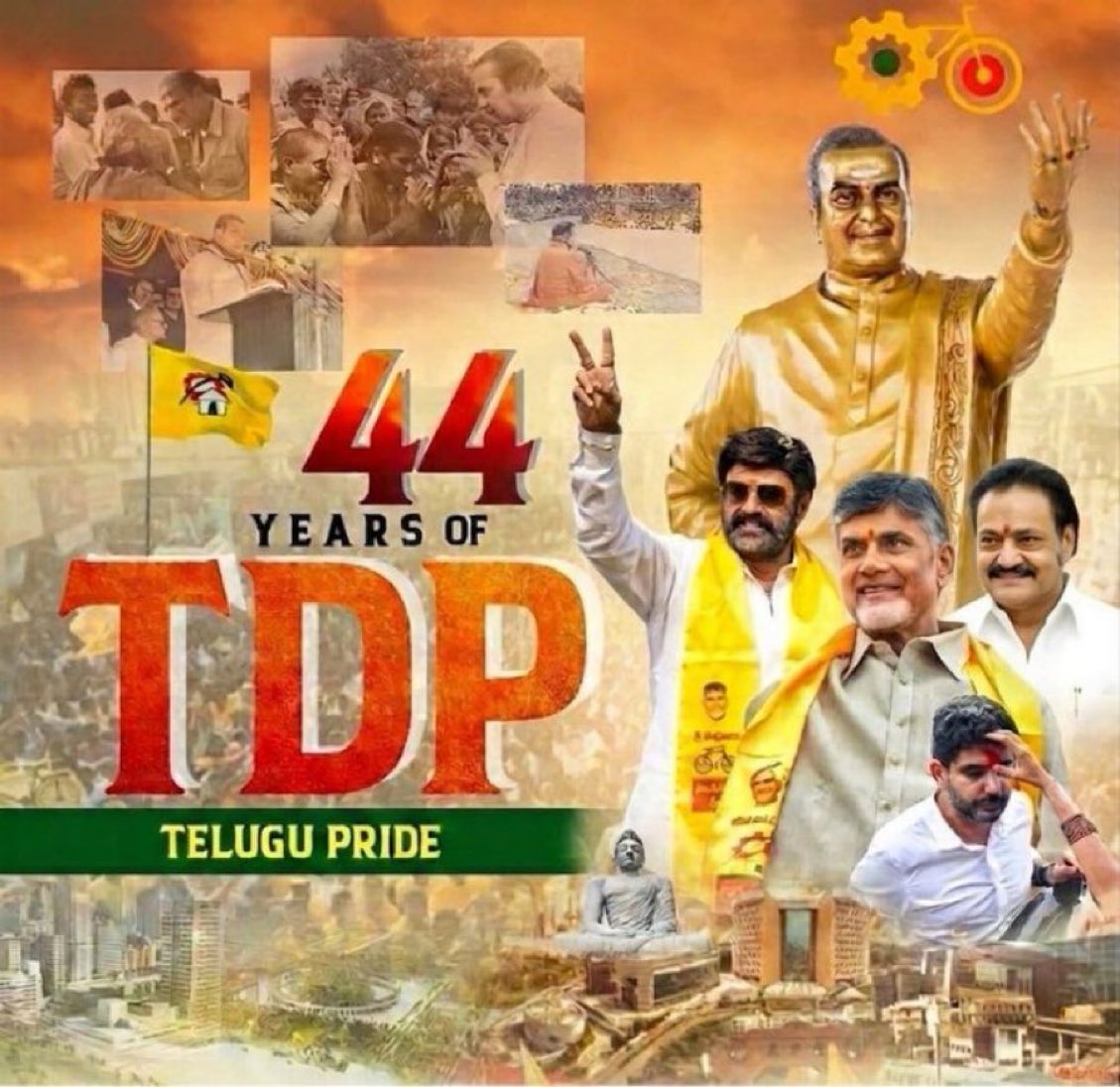 SRNadimpalli's tweet photo. జై తెలుగుదేశం ✌️
#44YearsofTDP https://t.co/hX9gCsJE17