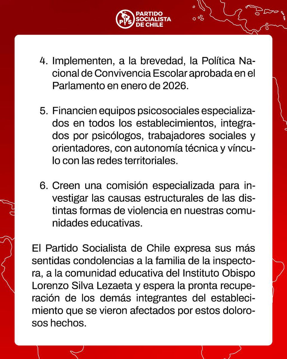 Partido Socialista de Chile tweet media
