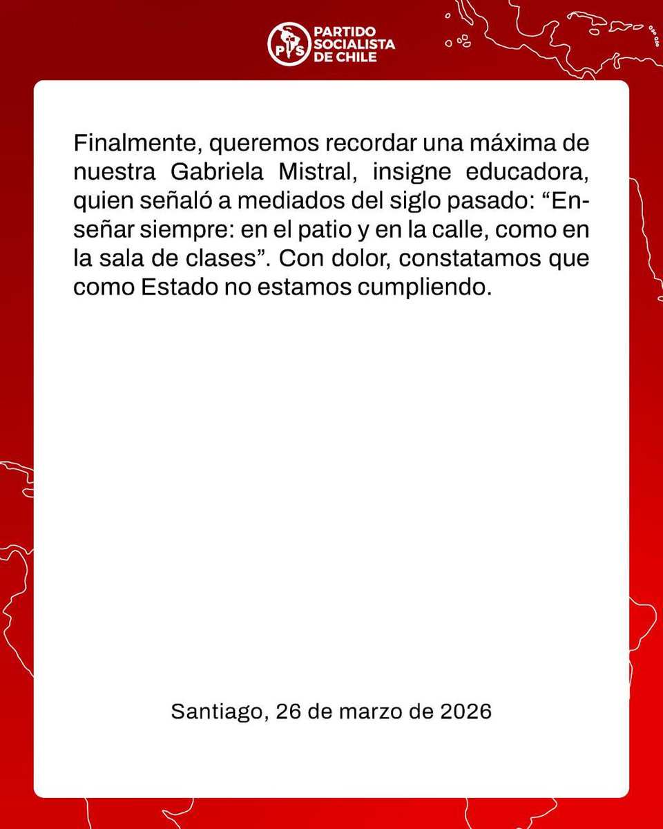 Partido Socialista de Chile tweet media