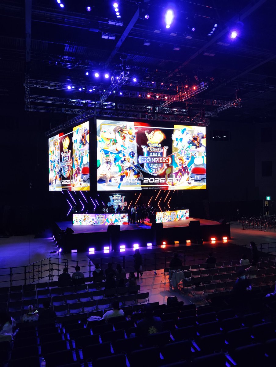 qIKlp's tweet photo. 横浜BUNTAIきたー！
日本応援するぞー！
 #ポケモンユナイト
 #PUACL2026 https://t.co/xDIGEAWLdZ
