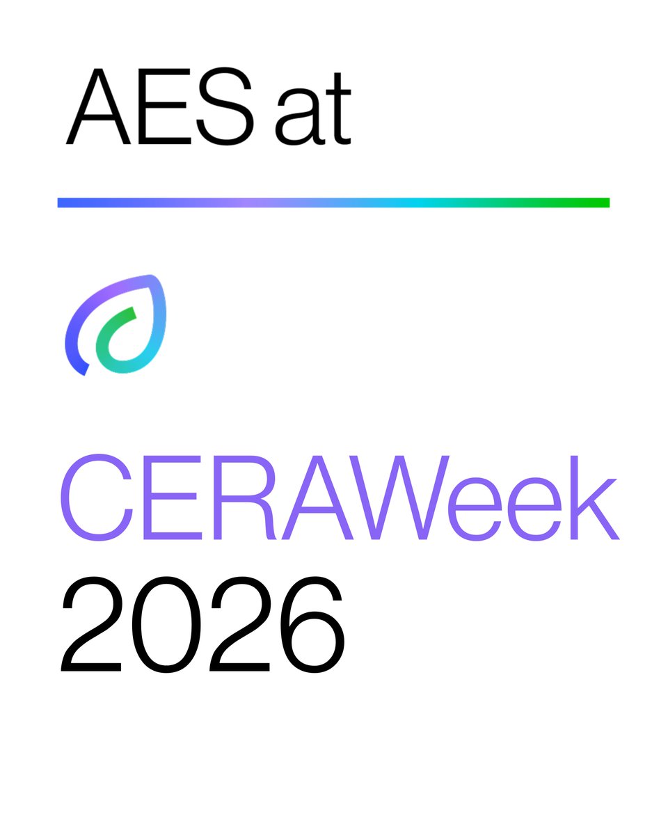 TheAESCorp's tweet photo. At #CERAWeek, the AES team listened, engaged, and exchanged perspectives on one of the industry’s most urgent challenges: how to deliver power faster and more reliably as demand accelerates, driven by AI, electrification and the growth of critical infrastructure. https://t.co/Ovu1P2LcdM
