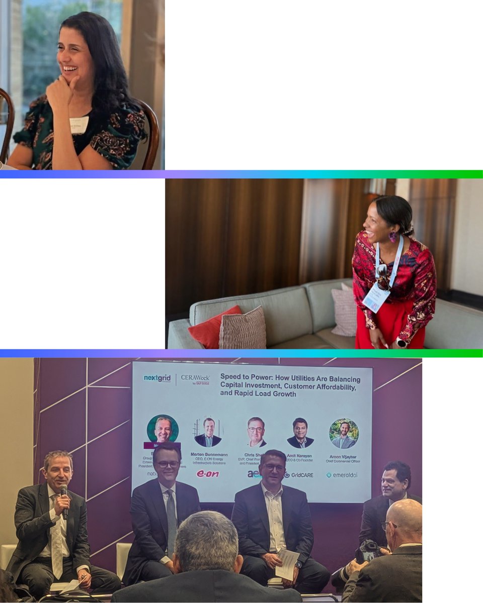 TheAESCorp's tweet photo. At #CERAWeek, the AES team listened, engaged, and exchanged perspectives on one of the industry’s most urgent challenges: how to deliver power faster and more reliably as demand accelerates, driven by AI, electrification and the growth of critical infrastructure. https://t.co/Ovu1P2LcdM