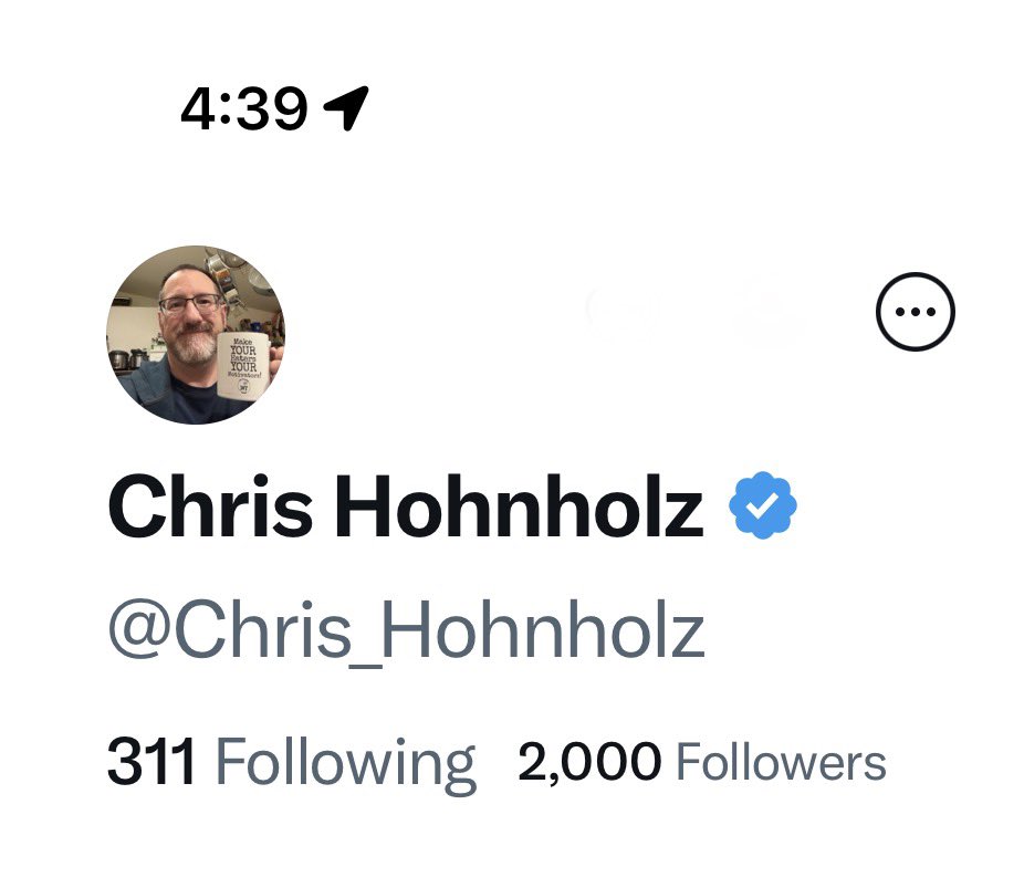 Yay! I hit the 2,000 mark! Thanks guys! Y’all rock!