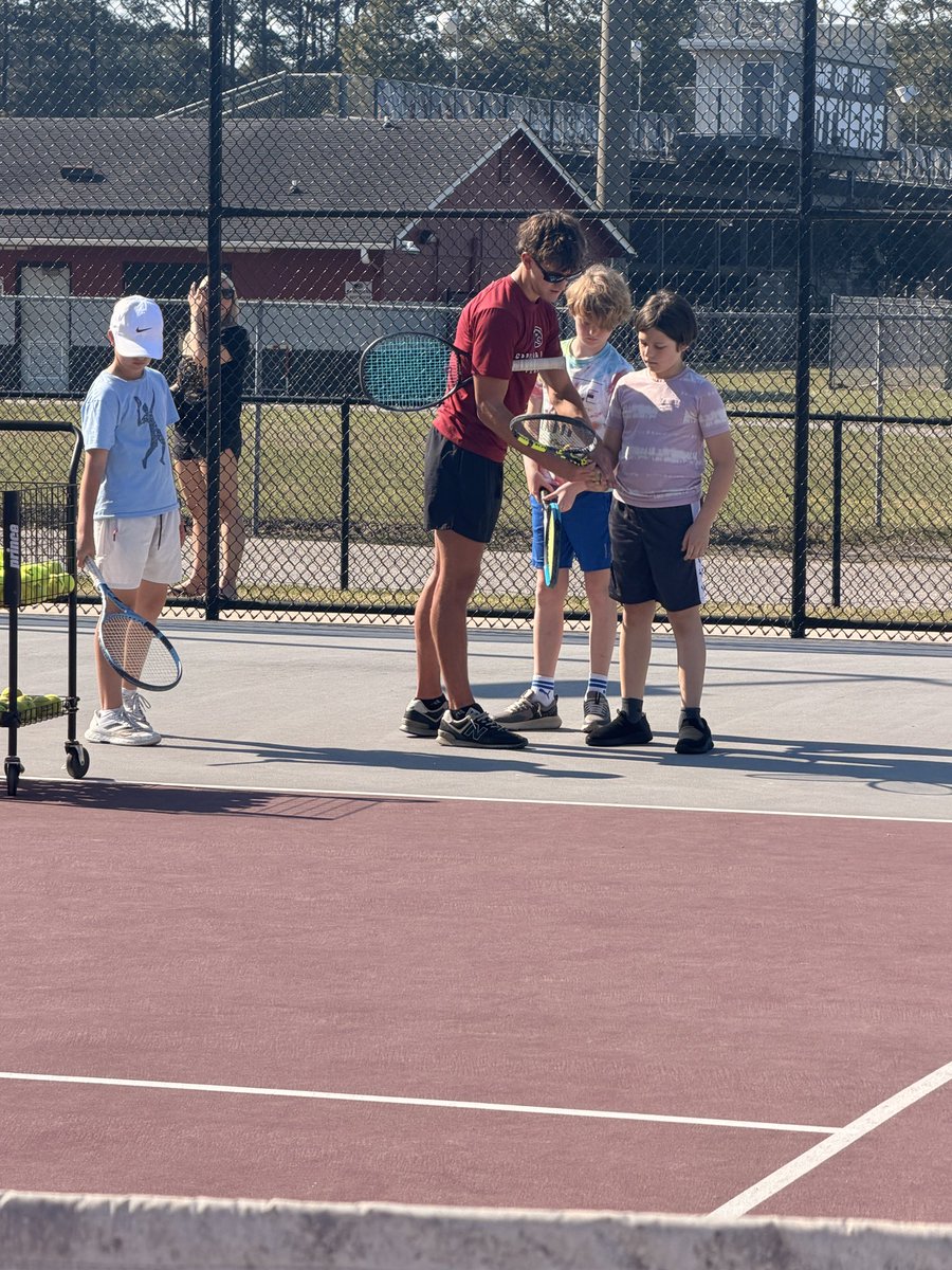 DoobyDular's tweet photo. Our players put on a youth camp today led by George Maisuradze. They did a fantastic job, so proud of the guys. @cfhighschool @CFHPrincipal @cfhspanthers https://t.co/ORrsJL0l2Y