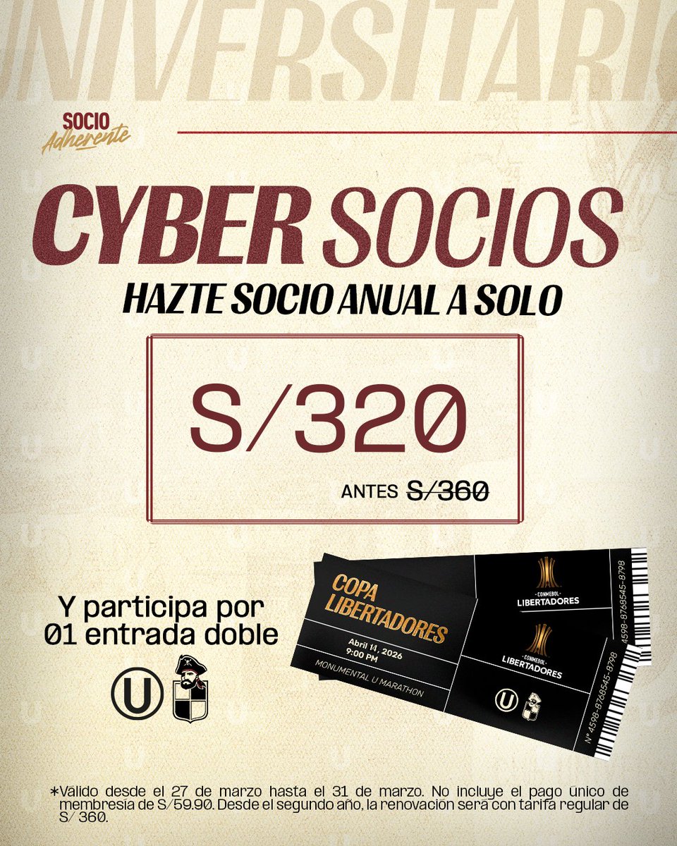 Universitario tweet media