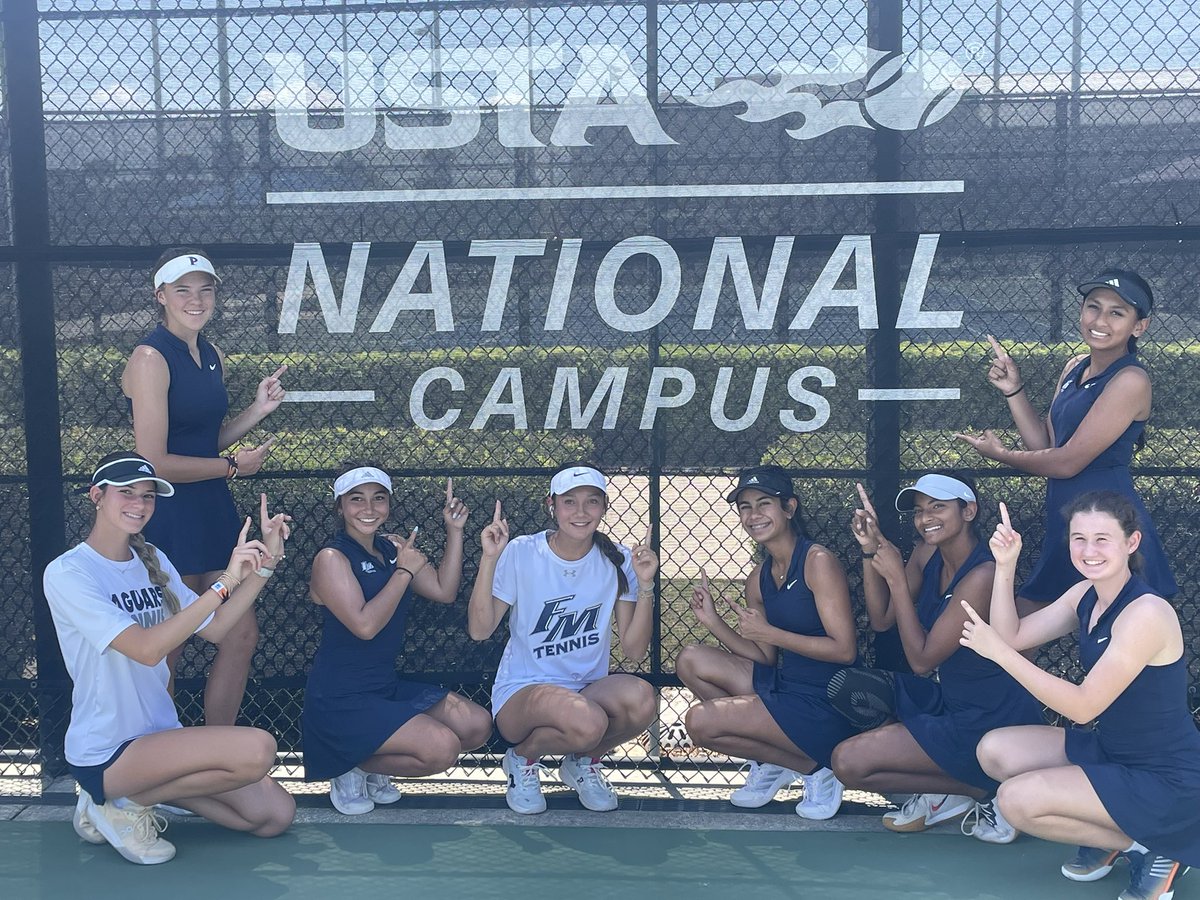 FMHS10S's tweet photo. Jags go 2-0 in Orlando at the USTA National Tennis Center today against Windermere (FL). Boys win 6-2, Girls win 5-1.  GO JAGS!!! https://t.co/m2xkTH6Gkt