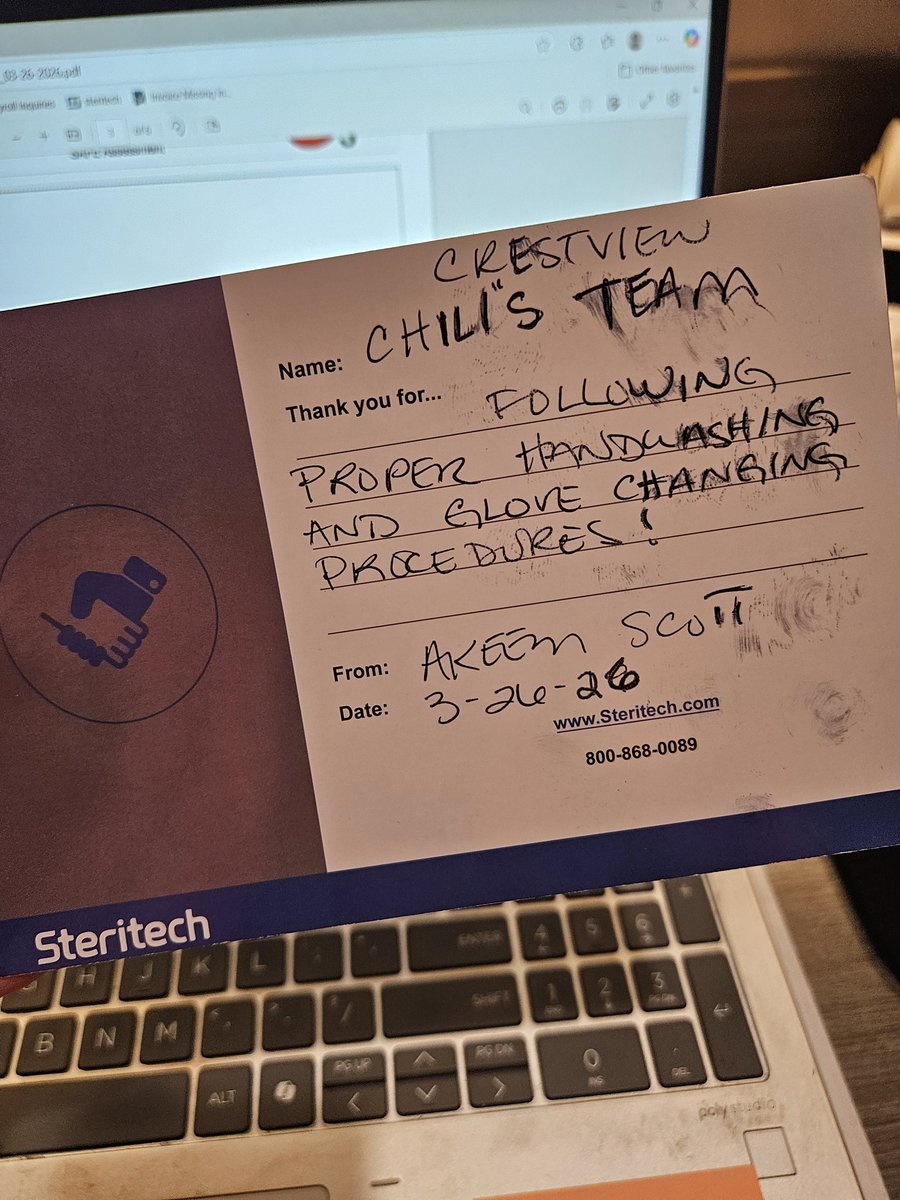 melissadavis918's tweet image. Great way to start Qtr 4 with a 98% on our Steritech #CleanandSafe @rhyman101 @ARoberts0525