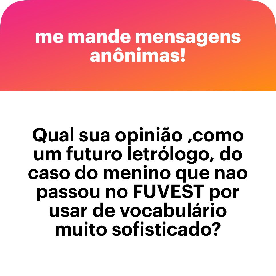 Hiperfoco em Homem Feio tweet media