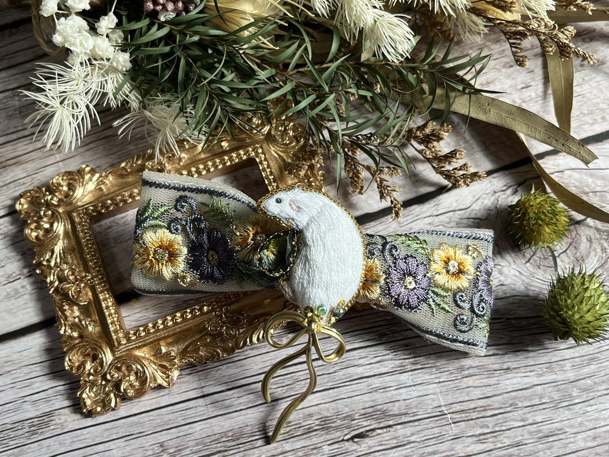 生き物刺繍屋hidden futong@通販お休み、再開未定 tweet media