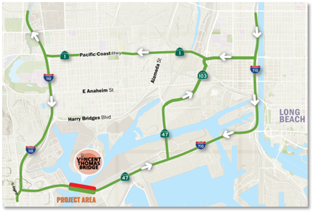 Vincent Thomas Bridge Project tweet media