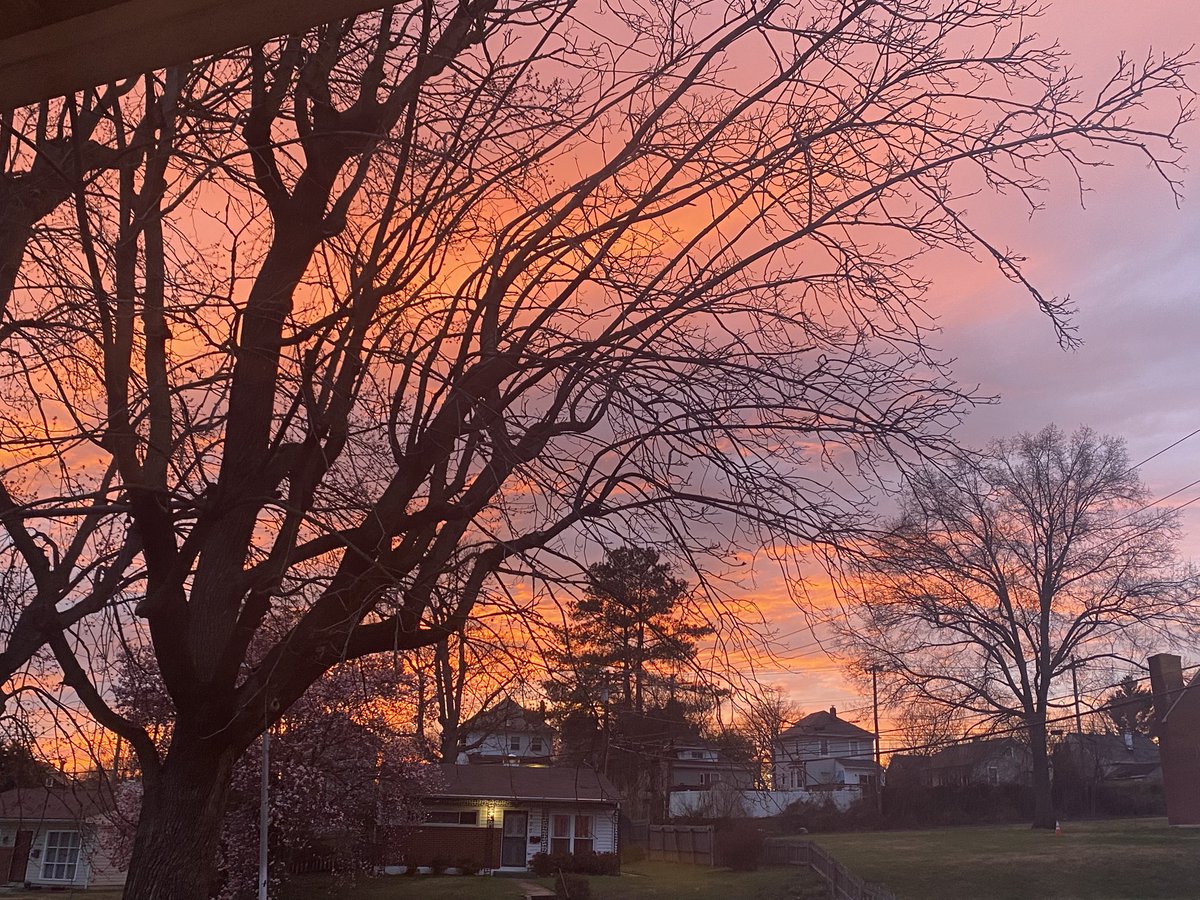 JessCain519's tweet photo. @JustinWeather It was hot pink! The pic doesn’t do it justice! https://t.co/jiSrNH3Sdw