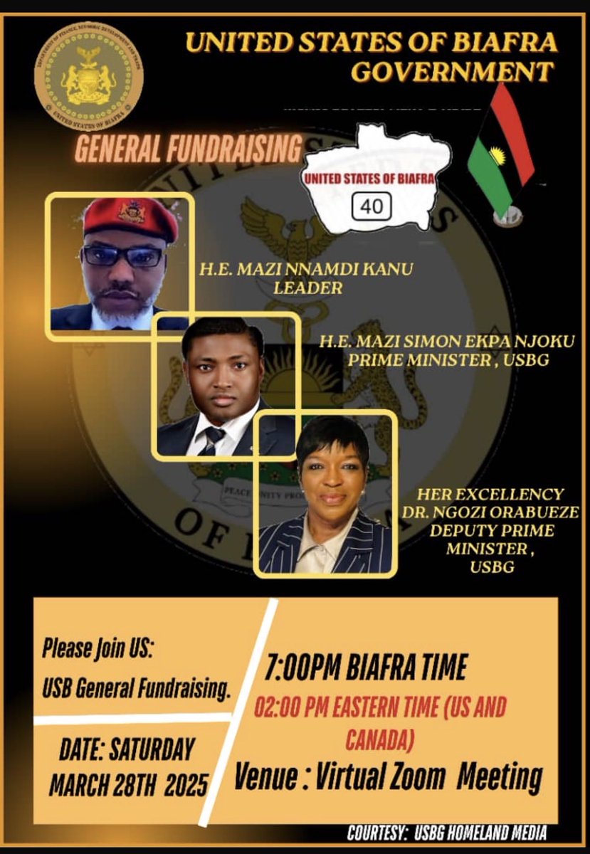 Ngozi Orabueze Deputy Prime Minister/COS USB tweet media