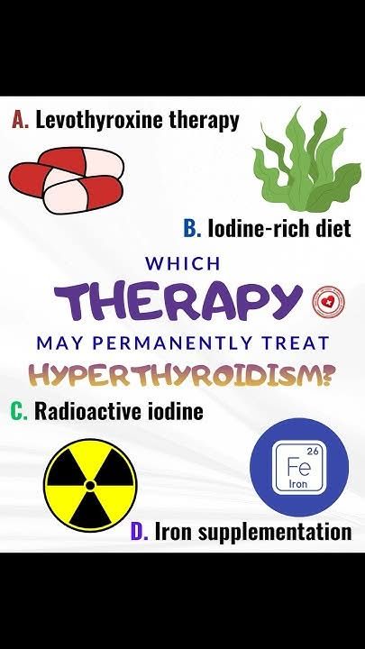AllScientifical's tweet image. 🦋 Which therapy may permanently treat hyperthyroidism? #thyroidhealth #hyperthyroidism #therapy ... Continue to: youtube.com/watch?v=90HKrh…