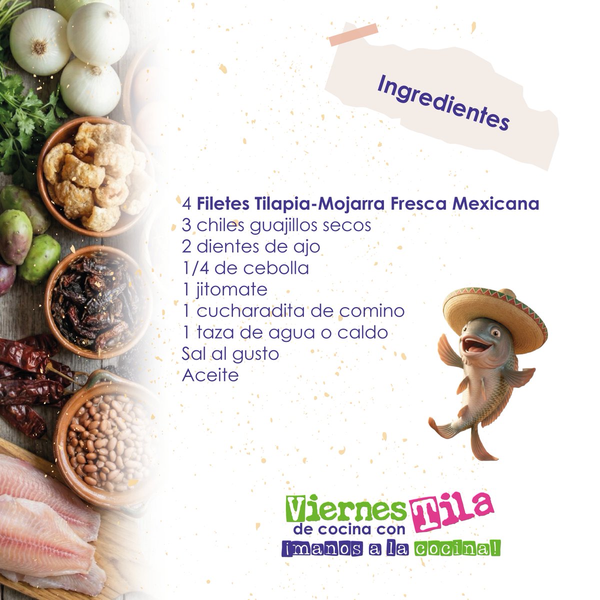 IMIPASmex's tweet photo. Tilapia al chile seco de Calvillo
Un platillo que honra la tradición de Calvillo, donde el sabor profundo del chile guajillo se fusiona con la frescura de la tilapia. Cocina que nace del campo y llega a la mesa con identidad y carácter.

#Tilapia #Aguascalientes #Calvillo #IMIPAS https://t.co/kW2gepTrbB