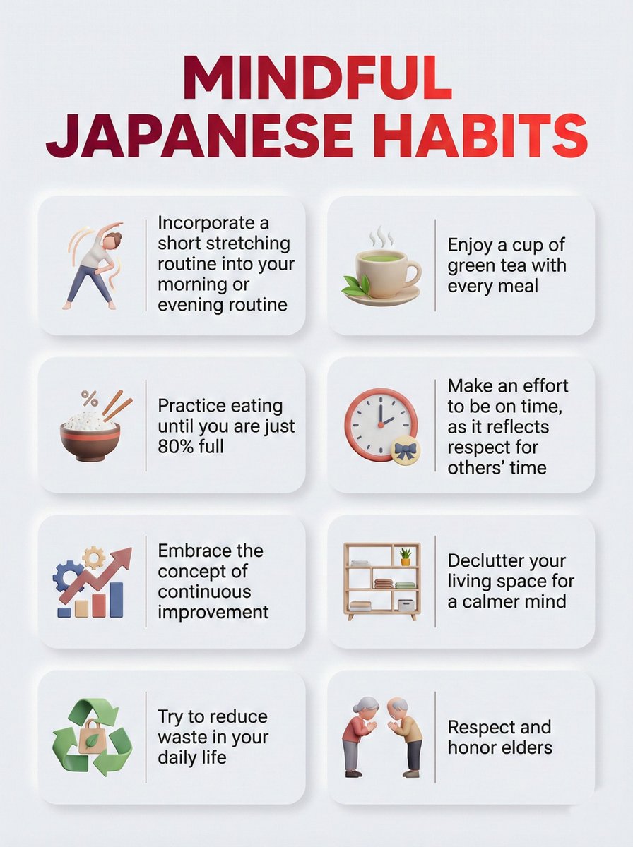 Japanese habits to live well